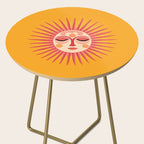 Warm Days And Whimsical Rays Sun Face Side Table Gallery Image 2