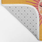 Warm Days And Whimsical Rays Sun Face Bath Mat Gallery Image 2