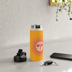 Warm Days And Whimsical Rays Sun Face Water Bottle Gallery Image 4