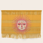 Warm Days And Whimsical Rays Sun Face Wall Hanging Gallery Image 1