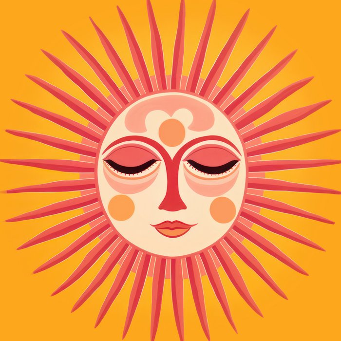 Warm Days And Whimsical Rays Sun Face Coffee Mug Gallery Image 2