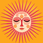 Warm Days And Whimsical Rays Sun Face Coffee Mug Gallery Image 2