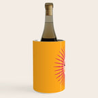 Warm Days And Whimsical Rays Sun Face Wine Chiller Gallery Image 2