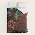 Tropical Night Garden Multicolor Comforter Gallery Image 6