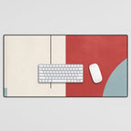 Minimal Geometric Abstraction 28 Desk Mat Gallery Image 1