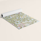 William Morris Summer Blue Golden Lily Yoga Mat Gallery Image 2