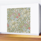 William Morris Summer Blue Golden Lily Wall Mural Gallery Image 2