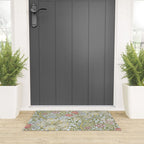William Morris Summer Blue Golden Lily Welcome Mat Gallery Image 3