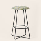 William Morris Summer Blue Golden Lily Stool Gallery Image 1