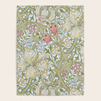 William Morris Summer Blue Golden Lily Poster Gallery Image 4