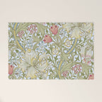 William Morris Summer Blue Golden Lily Welcome Mat Gallery Image 1