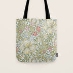 William Morris Summer Blue Golden Lily Tote Bag Gallery Image 1