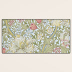 William Morris Summer Blue Golden Lily Desk Mat Gallery Image 3