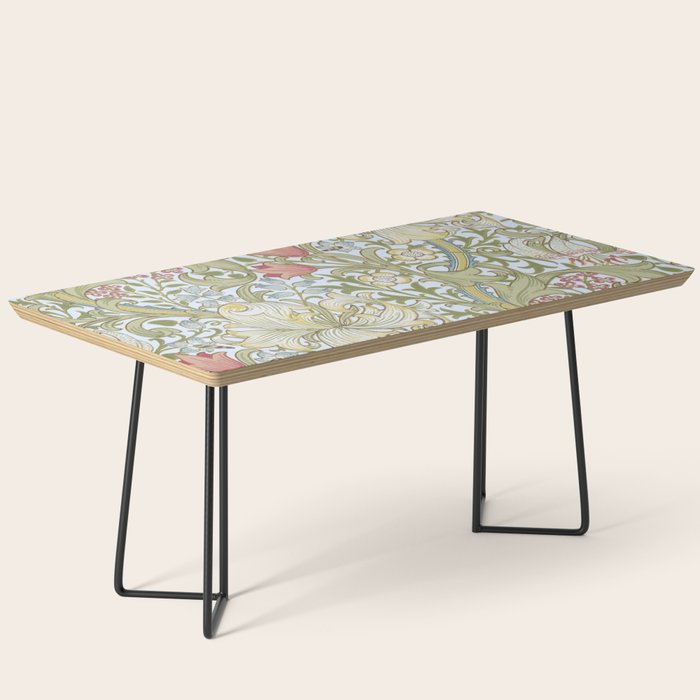 William Morris Summer Blue Golden Lily Coffee Table Gallery Image 1