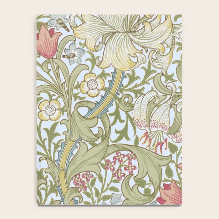 William Morris Summer Blue Golden Lily Notebook Gallery Image 4