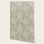 William Morris Summer Blue Golden Lily Wallpaper Gallery Image 2