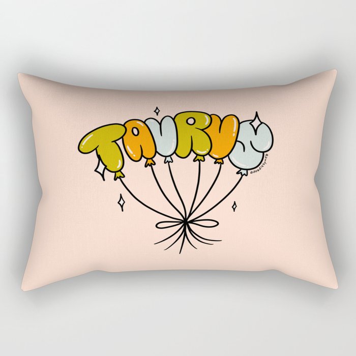 Taurus Balloons Rectangular Pillow Gallery Image 1