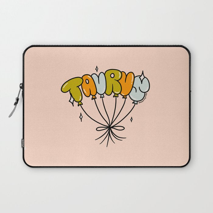 Taurus Balloons Laptop Sleeve Gallery Image 1