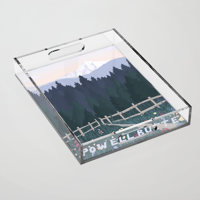 Powell Butte, Oregon Nature Park / National Parks, Portland Acrylic Tray Gallery Image 1