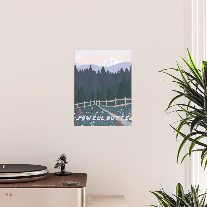 Powell Butte, Oregon Nature Park / National Parks, Portland Poster Gallery Image 2
