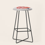 Festive red retro bauble Stool Gallery Image 1