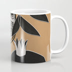 Line Art Pomegranates 5 Coffee Mug Gallery Image 1