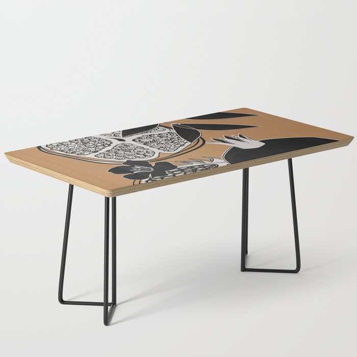 Line Art Pomegranates 5 Coffee Table Gallery Image 1