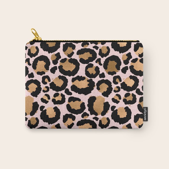 Animal print - pink copper Carry All Pouch Gallery Image 1