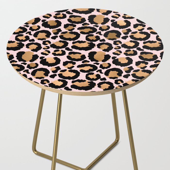 Animal print - pink copper Side Table Gallery Image 2