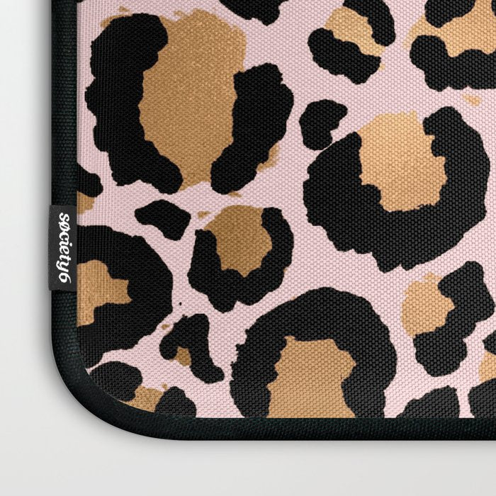Animal print - pink copper Laptop Sleeve Gallery Image 3