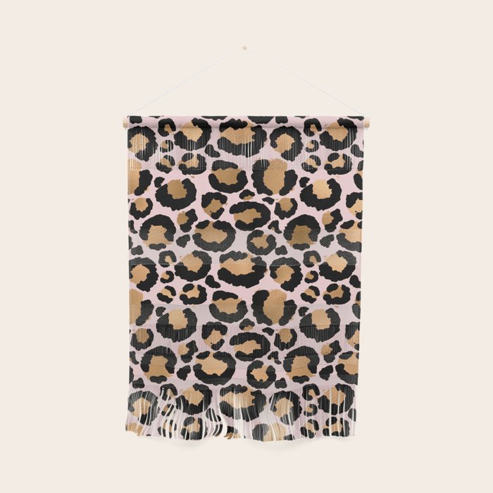 Animal print - pink copper Wall Hanging Gallery Image 1