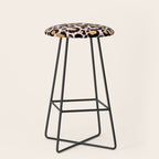 Animal print - pink copper Stool Gallery Image 1