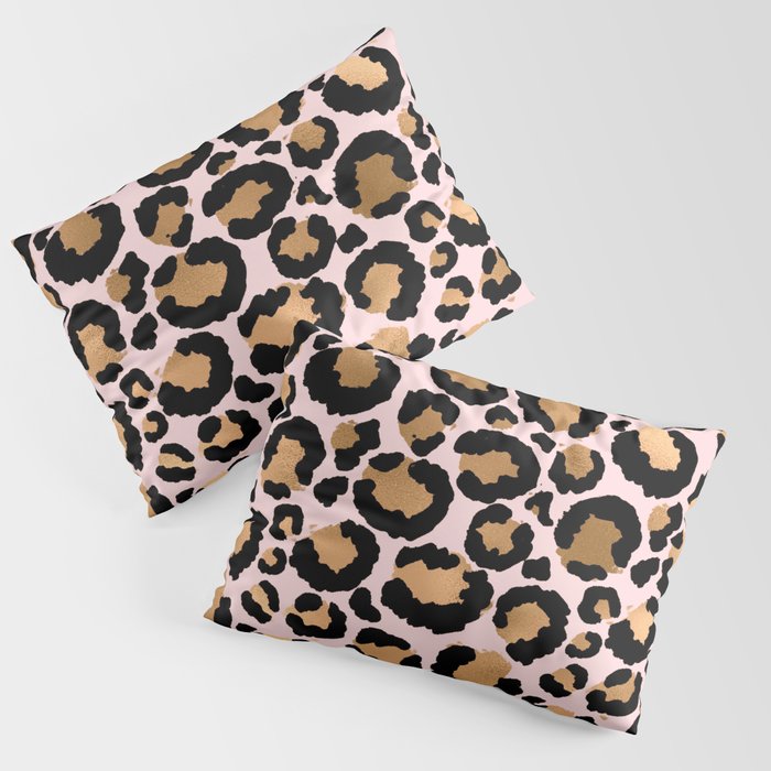 Animal print - pink copper Pillow Sham Gallery Image 3