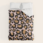 Animal print - pink copper Duvet Cover Gallery Image 6