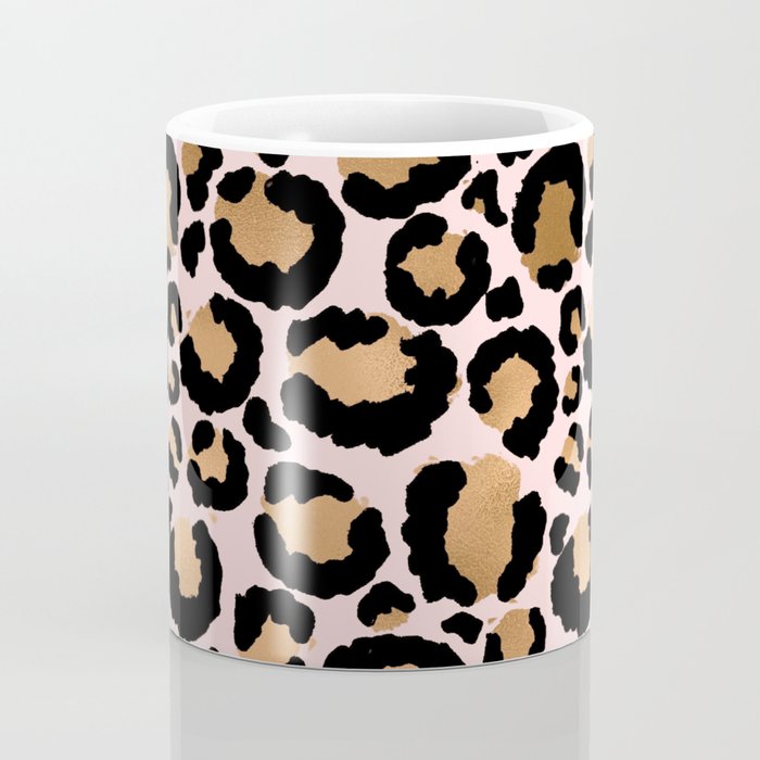 Animal print - pink copper Coffee Mug Gallery Image 4