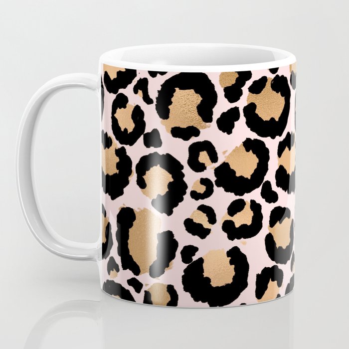 Animal print - pink copper Coffee Mug Gallery Image 3
