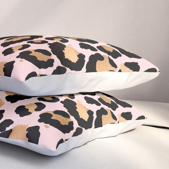 Animal print - pink copper Pillow Sham Gallery Image 3