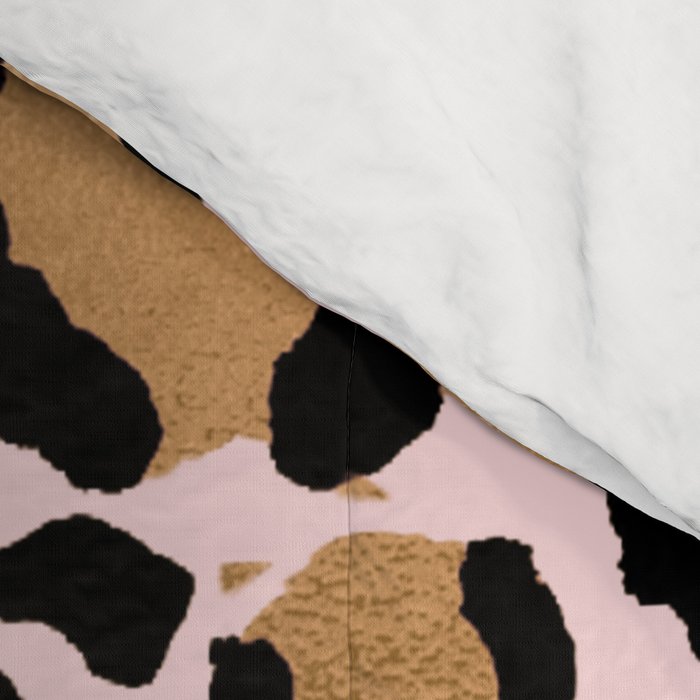 Animal print - pink copper Comforter Gallery Image 4