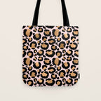 Animal print - pink copper Tote Bag Gallery Image 1