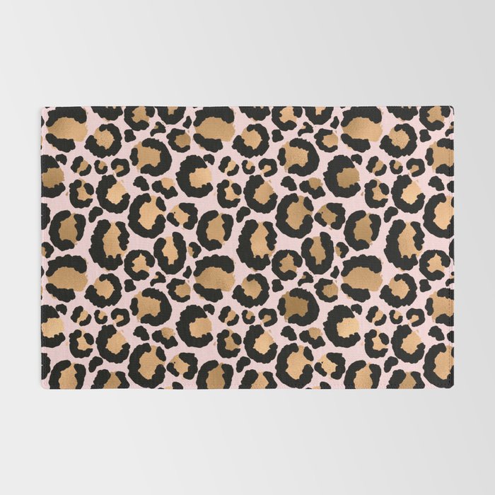 Animal print - pink copper Rug Gallery Image 2