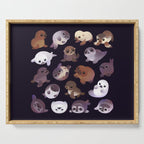 Seal pup - dark Serving Tray Gallery Image 1