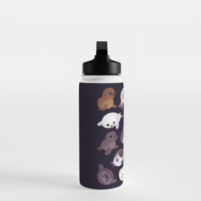 Seal pup - dark Water Bottle Gallery Image 3
