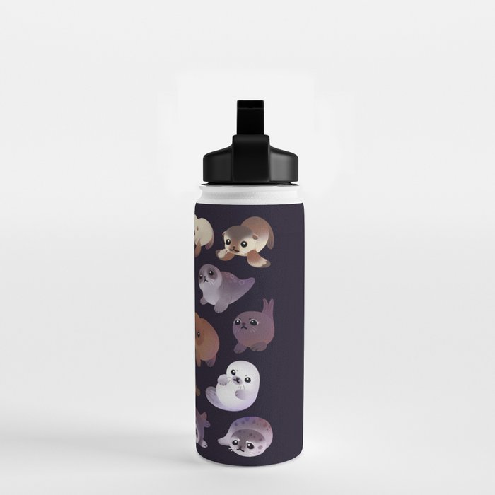Seal pup - dark Water Bottle Gallery Image 2