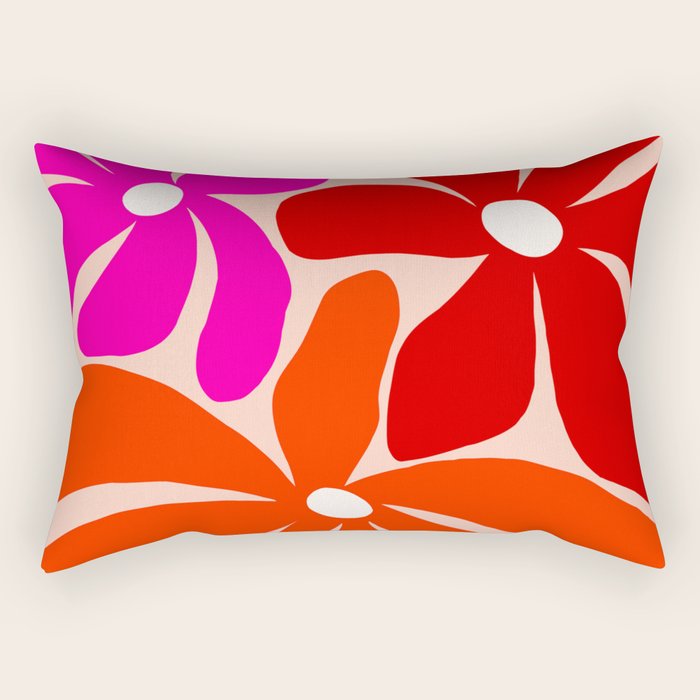 Full Bloom Flower Market  - City of Love Rectangular Pillow Gallery Image 1