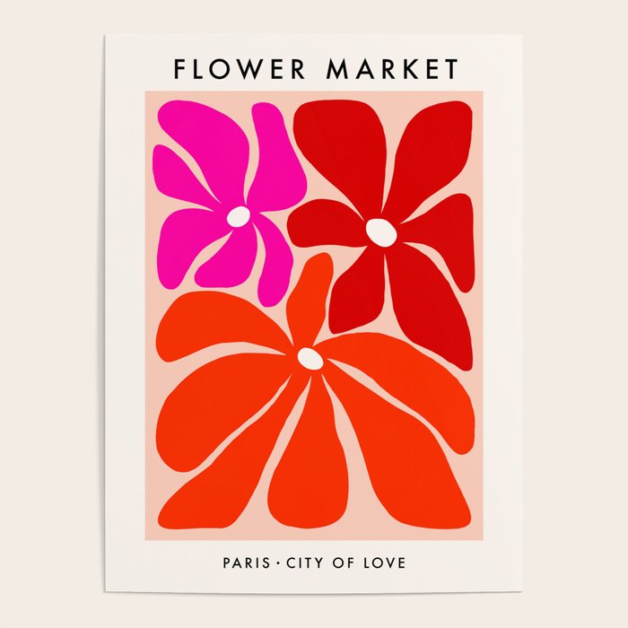 Full Bloom Flower Market  - City of Love Poster Gallery Image 1