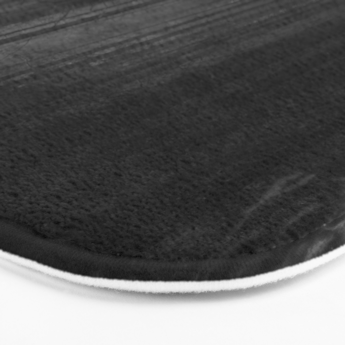 The Dense & Foggy Forest (Black and White) Bath Mat Gallery Image 3