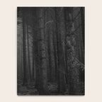 The Dense & Foggy Forest (Black and White) Notebook Gallery Image 4