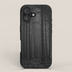 The Dense & Foggy Forest (Black and White) iPhone Case Gallery Image 1