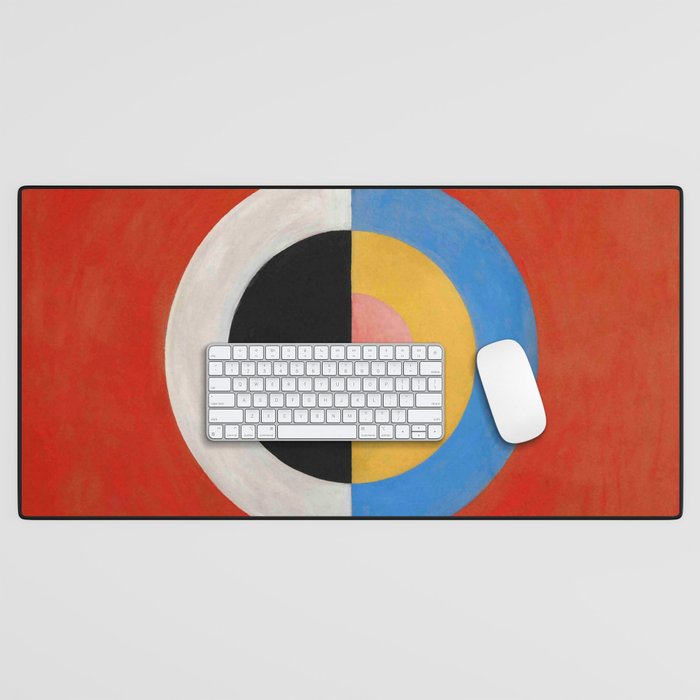 Hilma af Klint "The Swan, No. 17, Group IX-SUW" Desk Mat Gallery Image 1