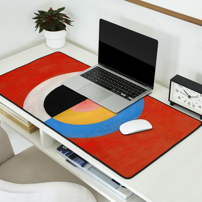 Hilma af Klint "The Swan, No. 17, Group IX-SUW" Desk Mat Gallery Image 2